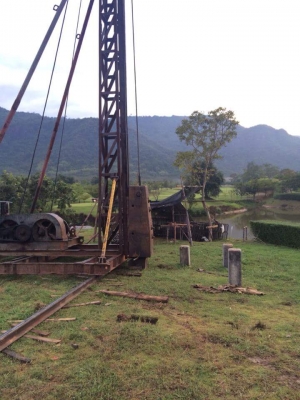 085-7666984 ปั้นจั่นตอกเสาเข็มโคราช