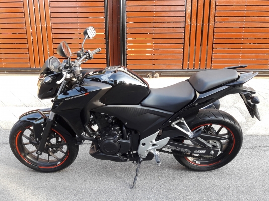 Honda Cb 500F ไมล์ 13500โลแท้ รถออกปลายปี 2013 ที่ศูนย์บิ๊กวิงส์รามอินทรา Honda Cb 500F ไมล์ 13500โลแท้ รถออกปลายปี 2013 ที่ศูนย์บิ๊กวิงส์รามอินทรา