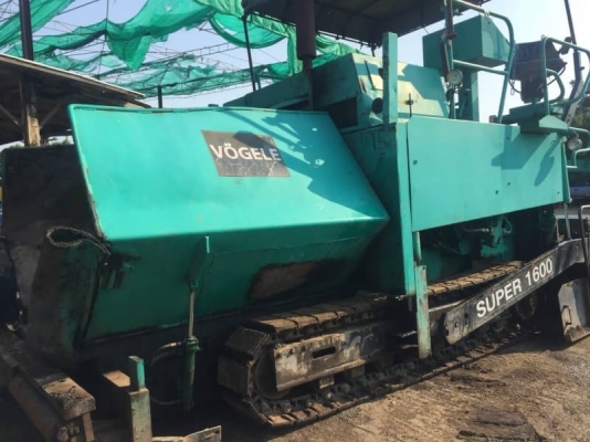 รถปูยางVOGELE super1600 พร้อมใช้ เล่มทะเบียนพร้อม