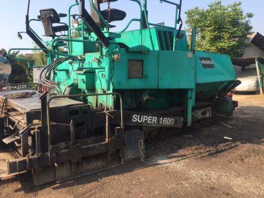 รถปูยางVOGELE super1600 พร้อมใช้ เล่มทะเบียนพร้อม