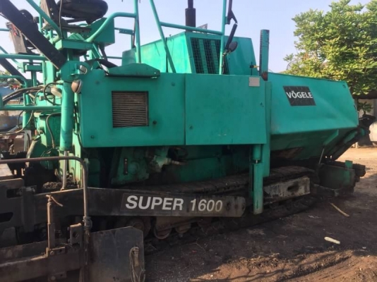 รถปูยางVOGELE super1600 พร้อมใช้ เล่มทะเบียนพร้อม