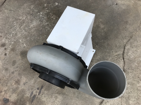 ขายพัดลมโบวเวอร์ดูด-เป่าอากาศ LAB-K 1HP. 380V วัสดุออกแบบมาใช้ในงานเคมีได้ ขนาด 8นิ้ว สภาพสวยใหม่มาก หมุนนิ่มให้ลมแรง พร้อมใช้งาน ราคา 4,800 บาท