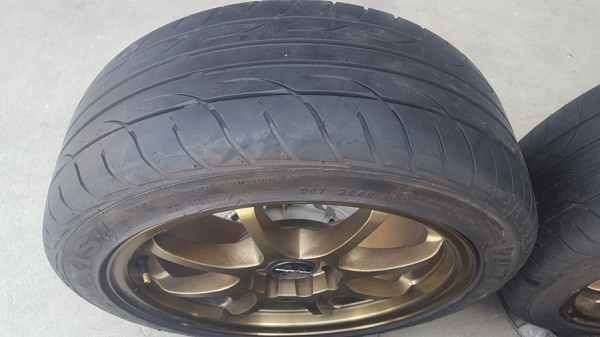 ล้อมือ2 ขอบ16 CE28 4รู100 ยาง205/45/16 ปี 4516  4 ล้อ