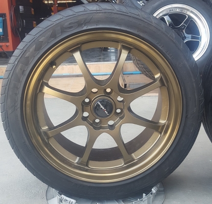 ล้อมือ2 ขอบ16 CE28 4รู100 ยาง205/45/16 ปี 4516  4 ล้อ