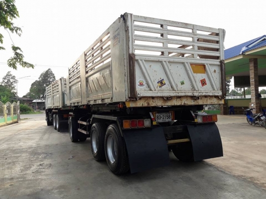 Hino 344 ปี 58 แม่ลูกดัมพ์สามมิตร เดิมๆ ไม่เคยทำสี พร้อมใช้งานสุดๆค่ะ