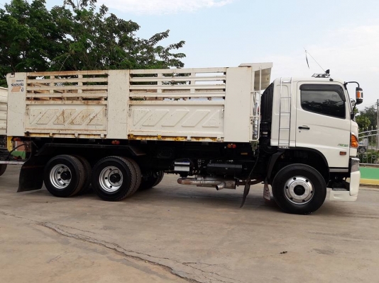 Hino 344 ปี 58 แม่ลูกดัมพ์สามมิตร เดิมๆ ไม่เคยทำสี พร้อมใช้งานสุดๆค่ะ