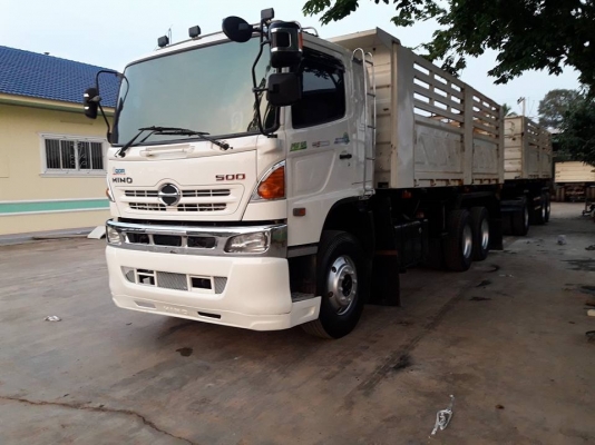 Hino 344 ปี 58 แม่ลูกดัมพ์สามมิตร เดิมๆ ไม่เคยทำสี พร้อมใช้งานสุดๆค่ะ