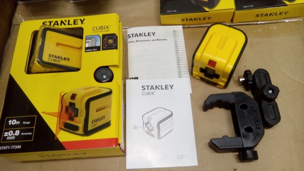 STANLEY CUBIX เลเซอร์ฉาก หาแนวดิ่ง,ระดับน้ำในตัว ลดราคาพิเศษ