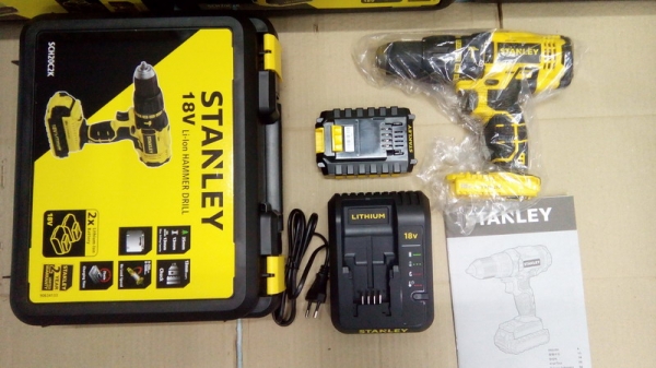 STANLEY 18v.สว่านกระแทกไร้สาย รุ่นSCD20C2K