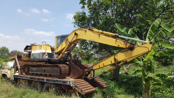 ขายแพ็คคู่ แบคโฮ KOMATSU PC120-3 เอกสารใบซื้อขาย กับรถเทนเลอร์ท้ายลาด 10 ล้อ หัวยาว เครื่อง 6BD1 165 แรงม้า เฟืองท้ายใหญ่ เล่มทะเบียนครบ