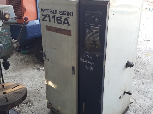 ปั๊มลม MITSUI SEIKI Z116A ของเก่านอกนำเข้า ยังไม่เคยใช้งานในไทย สภาพดี พร้อมใช้งาน