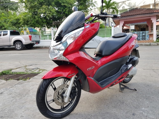Pcx 150i 2012 รถมือเดียว สีแดงสดมาก ไม่มีรอยล้มชน เอกสารพร้อมโอน