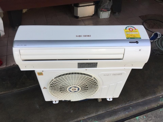 **** ขายแอร์ SAIJO DENKI 12500 BTU สภาพสวย ****