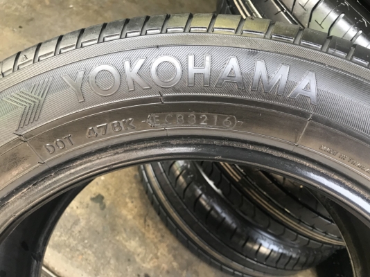ยาง Yokohama 205-55-16 ปลายปี 16 ดอกหนาปึก ยาง Yokohama 205-55-16 ปลายปี 16 ดอกหนาปึก