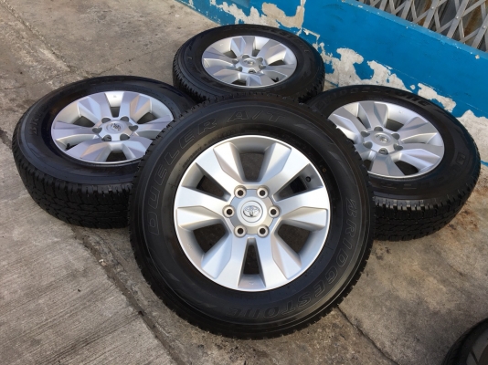 ล้อแม็ก Toyota Revo ขอบ17 พร้อมยาง Bridgestone 265-65-17 ปี 17