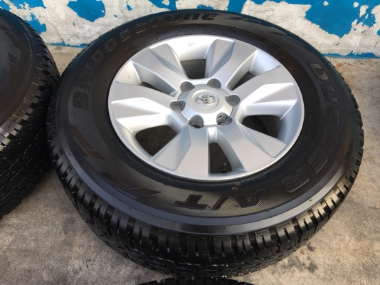 ล้อแม็ก Toyota Revo ขอบ17 พร้อมยาง Bridgestone 265-65-17 ปี 17