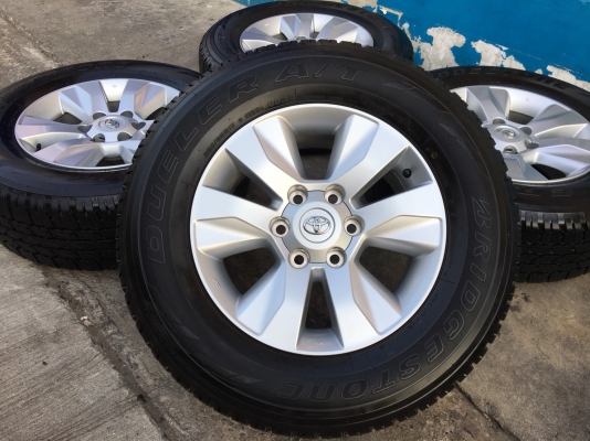 ล้อแม็ก Toyota Revo ขอบ17 พร้อมยาง Bridgestone 265-65-17 ปี 17