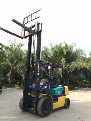 ขายFORKLIFT KOMATSU FG20-12(2ตัน)งาสไลด์ เสา3.0เมตร สวยเดิมจากญี่ปุ่น ยังไม่เคยใช้ในไทย 155,000เท่านั้น!!