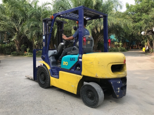 ขายFORKLIFT KOMATSU FG20-12(2ตัน)งาสไลด์ เสา3.0เมตร สวยเดิมจากญี่ปุ่น ยังไม่เคยใช้ในไทย 155,000เท่านั้น!!