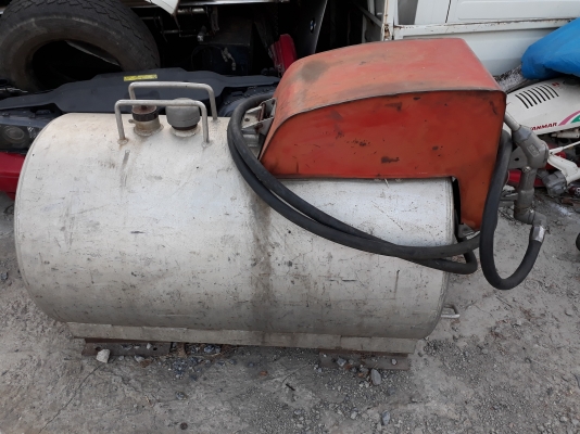 ถังน้ำมันอลูมิเนียม 450ล