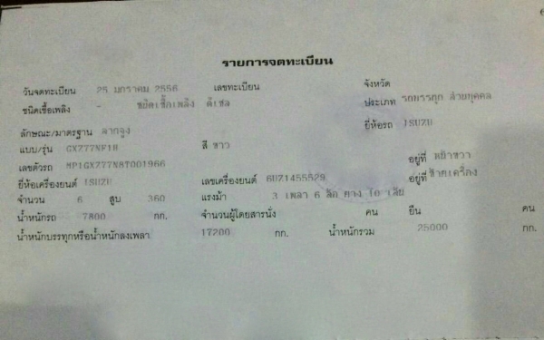 รถอีซูซุ 10 ล้อ ( หัวลาก ) GXZ 360 แรงม้า. ปี 56. , ( ขาย แม่ , ลูก ) สนใจติดต่อ 081 - 6079515