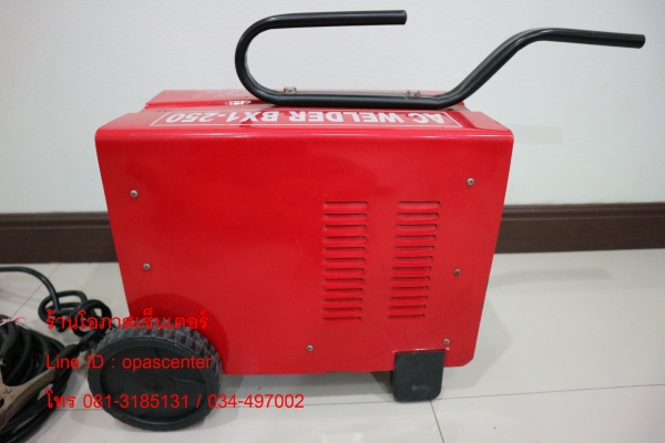 เครื่องเชื่อม Albert BX1-250C 250A ล้อลาก มือสอง สภาพดี สายเชื่อมยาว 7 เมตร
