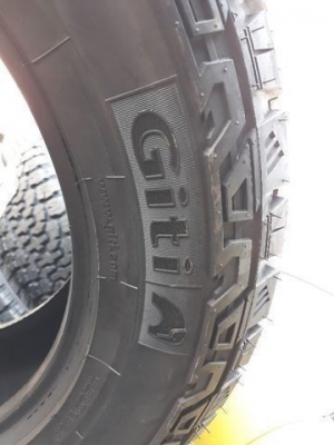 ยางใหม่ Giti 4x4 AT70 ขนาด265-60R18 ยาง All Terrain ยางคุณภาพดีผ้าใบ10ชั้น ตัวหนังสือสีขาว