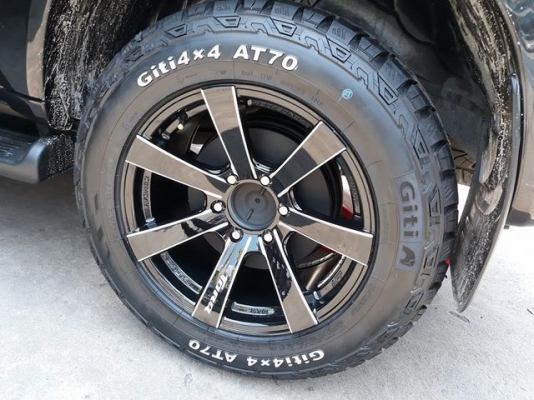 ยางใหม่ Giti 4x4 AT70 ขนาด265-60R18 ยาง All Terrain ยางคุณภาพดีผ้าใบ10ชั้น ตัวหนังสือสีขาว ยางใหม่ Giti 4x4 AT70 ขนาด265-60R18 ยาง All Terrain ยางคุณภาพดีผ้าใบ10ชั้น ตัวหนังสือสีขาว