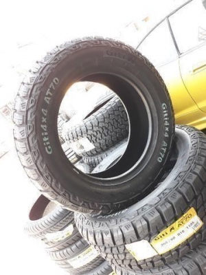 ยางใหม่ Giti 4x4 AT70 ขนาด265-60R18 ยาง All Terrain ยางคุณภาพดีผ้าใบ10ชั้น ตัวหนังสือสีขาว