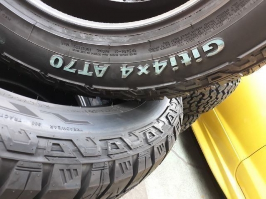 ยางใหม่ Giti 4x4 AT70 ขนาด265-60R18 ยาง All Terrain ยางคุณภาพดีผ้าใบ10ชั้น ตัวหนังสือสีขาว