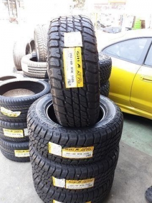 ยางใหม่ Giti 4x4 AT70 ขนาด265-60R18 ยาง All Terrain ยางคุณภาพดีผ้าใบ10ชั้น ตัวหนังสือสีขาว ยางใหม่ Giti 4x4 AT70 ขนาด265-60R18 ยาง All Terrain ยางคุณภาพดีผ้าใบ10ชั้น ตัวหนังสือสีขาว