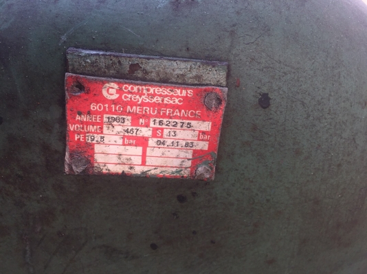 ขาย !! ถังลมเปล่าขนาด15แรง