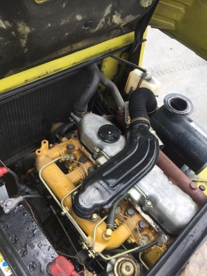 ขาย ฟอล์คลิฟต์ 2 ตัน  MITSUBISHI FD20  รถนอกเก่าญี่ปุ่น ดีเซล  เสา 3 เมตร งาฮิ้ง