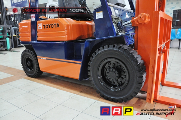 ขายรถโฟล์คลิฟท์มือสอง TOYOTA รุ่น 5FD25-66765 นำเข้าจากประเทศญี่ปุ่น 100\% ไม่เคยใช้งานในไทย ขายรถโฟล์คลิฟท์มือสอง TOYOTA รุ่น 5FD25-66765 นำเข้าจากประเทศญี่ปุ่น 100\% ไม่เคยใช้งานในไทย
