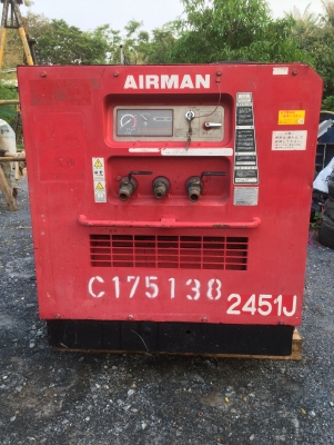 ขายปั๊มลม AIRMAN PDS175S มือ2 เก่าญี่ปุ่น