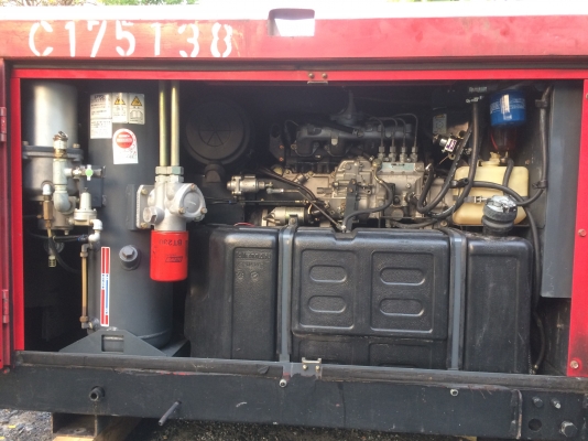 ขายปั๊มลม AIRMAN PDS175S มือ2 เก่าญี่ปุ่น