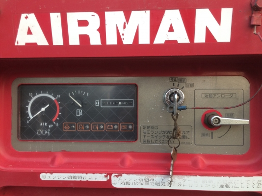 ขายปั๊มลม AIRMAN PDS175S มือ2 เก่าญี่ปุ่น