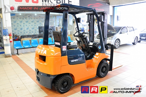 ขายรถโฟล์คลิฟท์มือสอง TOYOTA รุ่น 7FGL15-11560 นำเข้าจากประเทศญี่ปุ่น 100\% ไม่เคยใช้งานในไทย ขายรถโฟล์คลิฟท์มือสอง TOYOTA รุ่น 7FGL15-11560 นำเข้าจากประเทศญี่ปุ่น 100\% ไม่เคยใช้งานในไทย