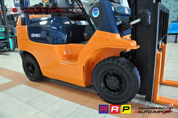 ขายรถโฟล์คลิฟท์มือสอง TOYOTA รุ่น 7FGL15-11560 นำเข้าจากประเทศญี่ปุ่น 100\% ไม่เคยใช้งานในไทย ขายรถโฟล์คลิฟท์มือสอง TOYOTA รุ่น 7FGL15-11560 นำเข้าจากประเทศญี่ปุ่น 100\% ไม่เคยใช้งานในไทย