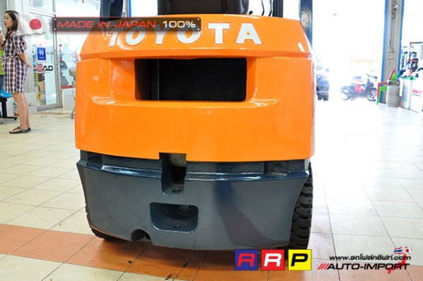 ขายรถโฟล์คลิฟท์มือสอง TOYOTA รุ่น 7FGL15-11560 นำเข้าจากประเทศญี่ปุ่น 100\% ไม่เคยใช้งานในไทย ขายรถโฟล์คลิฟท์มือสอง TOYOTA รุ่น 7FGL15-11560 นำเข้าจากประเทศญี่ปุ่น 100\% ไม่เคยใช้งานในไทย