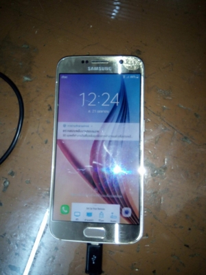 Samsung s6 สีทอง Samsung s6 สีทอง