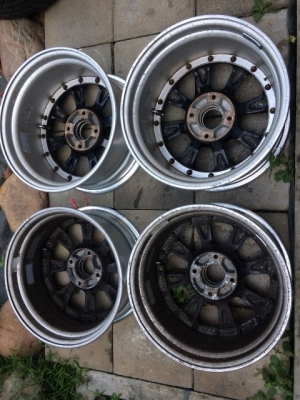 ล้อกล้วยแท้หน้าแคบหลังกว้าง เดิมๆ จากญี่ปุ่น RS8 ขอบ16 1ชุด สวยครับ