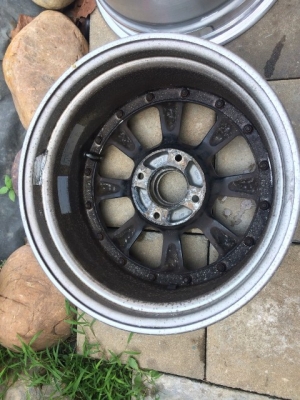 ล้อกล้วยแท้หน้าแคบหลังกว้าง เดิมๆ จากญี่ปุ่น RS8 ขอบ16 1ชุด สวยครับ