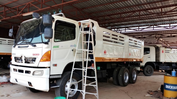 1,850,000&rdquo;Hino380ปี54 ดั้มสามมิตรเดิมๆเก็บงานหัยพร้อมใช้