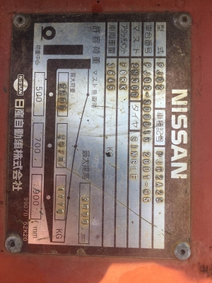 ขายรถโฟล์คลิฟท์ NISSAN รุ่น PJ02 น้ำหนักยก2.5ตัน เครื่องยนต์เบนซิน เครื่องดี เบรคดี ปั๊มแรง ทำงานนุ่มนวล มือสองจากญี่ปุ่น