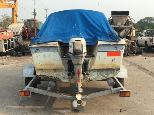 เรือ YAMAHA 17ฟุต เครื่องยนต์YAMAHA 40hp. ตรงรุ่น เดิมๆจากญี่ปุ่น เรือ YAMAHA 17ฟุต เครื่องยนต์YAMAHA 40hp. ตรงรุ่น เดิมๆจากญี่ปุ่น