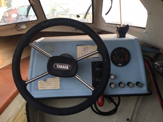 เรือ YAMAHA 17ฟุต เครื่องยนต์YAMAHA 40hp. ตรงรุ่น เดิมๆจากญี่ปุ่น
