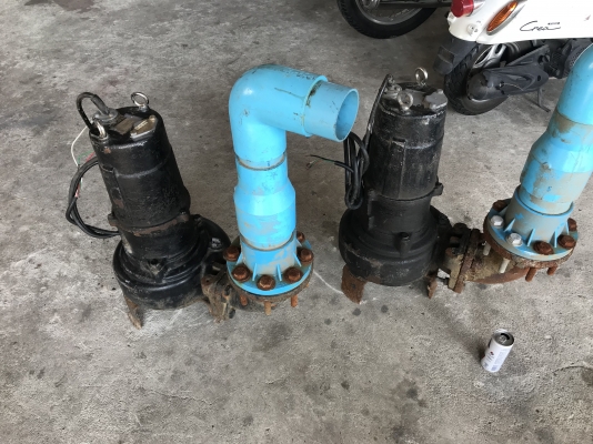 ขายไดโว่ Tsurumi 5HP. 380V made in Japan ใบดูดโคลน สภาพเดิมๆ เพิ่งยกออกจากบ่อ หมุนนิ่ม พร้อมใช้งาน มี 2ตัวครับ