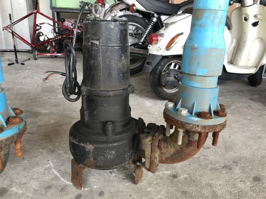 ขายไดโว่ Tsurumi 5HP. 380V made in Japan ใบดูดโคลน สภาพเดิมๆ เพิ่งยกออกจากบ่อ หมุนนิ่ม พร้อมใช้งาน มี 2ตัวครับ