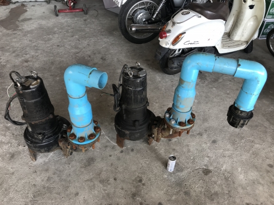 ขายไดโว่ Tsurumi 5HP. 380V made in Japan ใบดูดโคลน สภาพเดิมๆ เพิ่งยกออกจากบ่อ หมุนนิ่ม พร้อมใช้งาน มี 2ตัวครับ